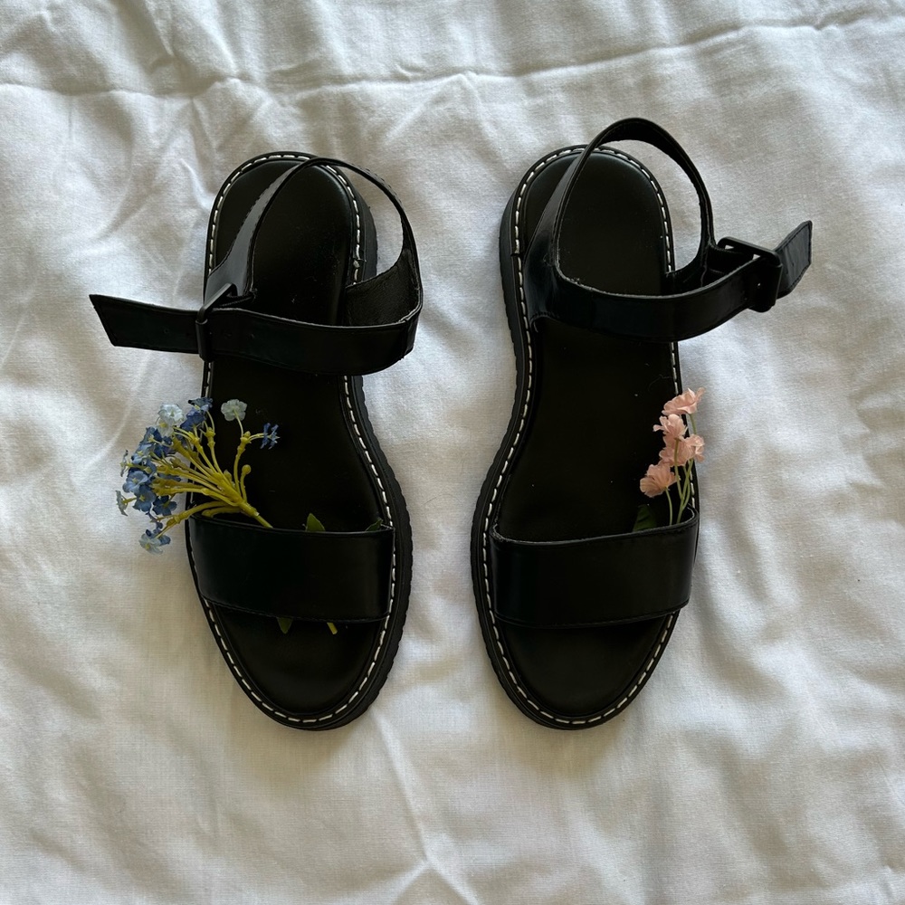 Madden Girl Black Sandals
